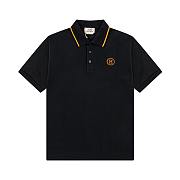 Hermes H Polo Shirt Blac - 2