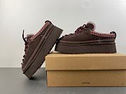 UGG Heritage Lace-Up Slipper Burnt Cedar (Women's) 1180361-BCD - 2